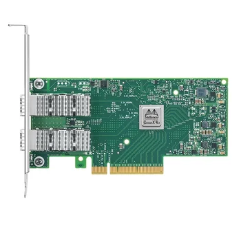 Сетевая интерфейсная плата NVIDIA Mellanox MCX4121A-ACAT ConnectX®-4 Lx EN, двухпортовый SFP28 с поддержкой 25GbE, PCIe3.0 x 8, высокий и короткий кронштейн