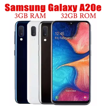 Оригинальный Разблокированный Samsung Galaxy A20e A202F / DS с двумя SIM-картами Глобальной версии 5,8 