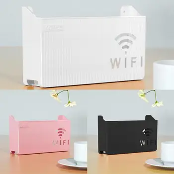 Коробка для хранения Wi-Fi маршрутизатора, Коробка-органайзер для беспроводного Wi-Fi, Настенный декоративный держатель для маршрутизатора, Кабельный органайзер для гостиной