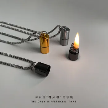 Креативное ожерелье Tik Tok, подвеска в стиле хип-хоп для пары, зажигалка
