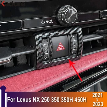Внутренняя Сигнализация, Накладка Выключателя Вспышки Света Lexus NX 250 350 350H 450H 2021-2023, Крышка Кнопки Сигнальной Лампы Приборной панели