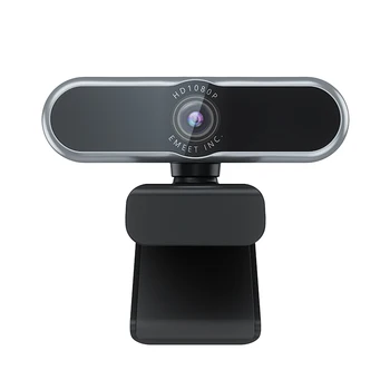Веб-камера с автофокусом 1080P, компьютерная камера EMEET C965 USB с микрофонами и горизонтальной осью 360 ° для настольного ноутбука