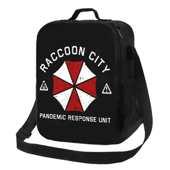 Umbrella Corporations Corp Термоизолированные пакеты для ланча Raccoon City Портативный контейнер для ланча для школьного питания Бенто на открытом воздухе