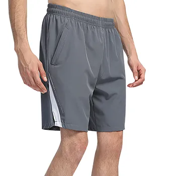 Мужские тренировочные шорты Летние повседневные эластичные тренировочные шорты с карманами на шнурке в стиле пэчворк для бега, спортивные шорты для бега в стиле пэчворк