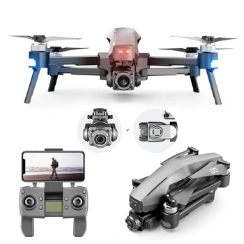 Новый M1 Drone 4K Профессиональный 2-осевой карданный подвес, 5G Wi-Fi, FPV-дрон, GPS Бесщеточный мотор, Квадрокоптер, вертолет с дистанционным управлением, игрушки