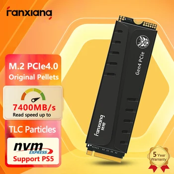 FANXIANG 7400 Мбит/с SSD 1 тб 2 тб 4 тб 8 тб SSD M2 NVMe PCIe 4,0x4 M.2 2280 NVMe SSD Накопитель Внутренний Твердотельный Диск для настольных ПК PS5