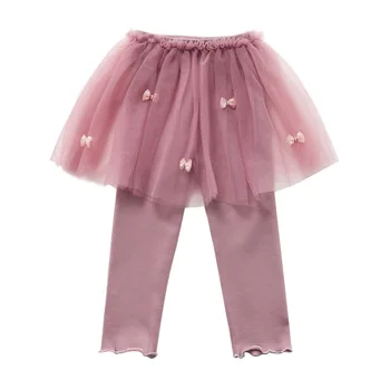 Весенне-осенние детские леггинсы, сказочные брюки-кюлоты, рубашка для девочек, брюки для девочек