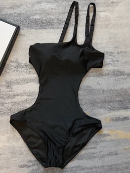 Дизайнерские роскошные сексуальные купальники для женщин 2023, цельный купальник Slim Woman, летняя одежда для отдыха на песчаном пляже, Must Have