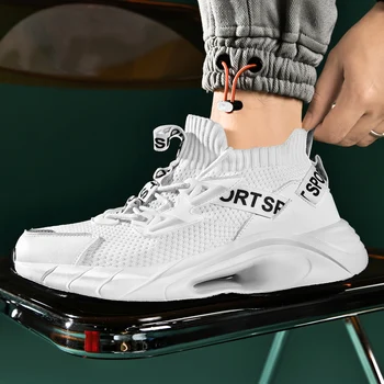 Амортизирующие кроссовки EVA для мужчин, мужские кроссовки с дышащей сеткой, легкая спортивная обувь Tenis Masculino Для городской ходьбы