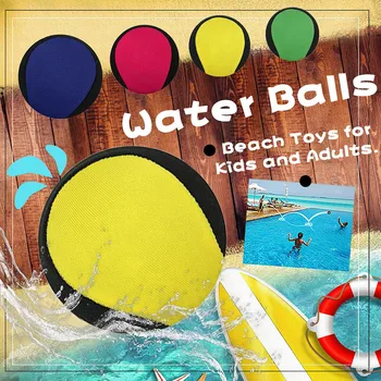50 мм Водный пляжный отскакивающий мяч для бассейна с плавающим воздушным шаром Детский бассейн Летний Плавающий воздушный шар Эластичный