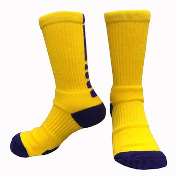 Высококачественные детские баскетбольные носки, нескользящие Носки для мальчиков и девочек, дышащие спортивные тренировочные носки, молодежные носки для бега, велоспорта, футбола.