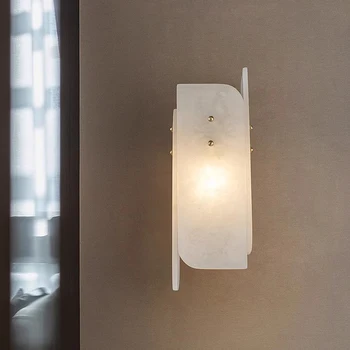 Новый дизайн мраморных настенных светильников с золотой аппликацией Murale AC110V 220V LED-бра для гостиной и спальни