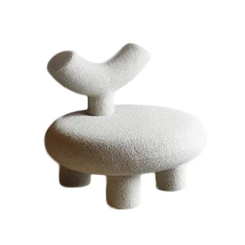 Скандинавские креативные дизайнерские стулья для гостиной Обеденные стулья для кухонной мебели спальни с современной минималистичной спинкой Симпатичный стул MC