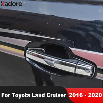 Для Toyota Land Cruiser LC200 FJ200 Второй Рестайлинг 2016 2017 2018 2019 2020, Хромированная Дверная ручка автомобиля, Аксессуары для отделки