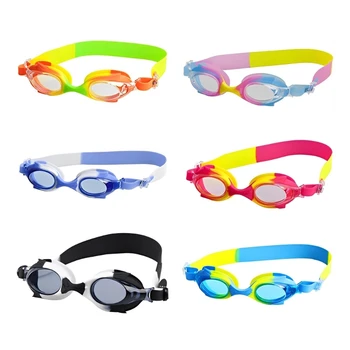 Детские очки для плавания с защитой от запотевания, Быстрорегулируемый ремешок, детские очки для плавания высокой четкости