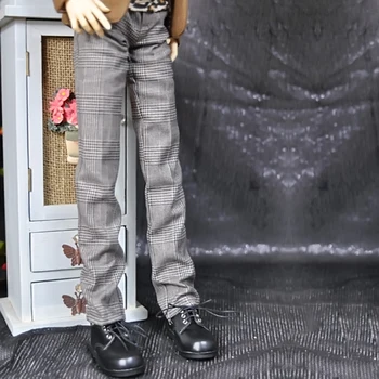 M1012 детская игрушка ручной работы 1/6 1/3 1/4 дядя Кукла одежда BJD/SD кукольный реквизит Аксессуары одежда британские клетчатые брюки 1шт