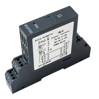 Изолятор аналогового сигнала 1 В 1 Из Гальванический Одиночный Преобразователь от 4 20 ма до 0 10 В Изолятор аналогового сигнала от 0-10 В до 4-20 мА Преобразователь