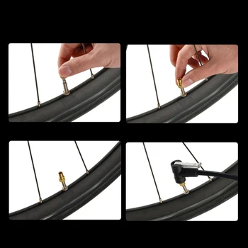 Аксессуары для велосипеда с адаптерной головкой, велосипедные детали для велосипедных шин Presta To-Schrader, совершенно новый дорожный велосипед