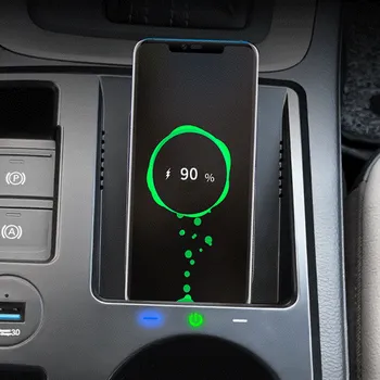Автомобильное беспроводное зарядное устройство QI мощностью 15 Вт, быстрая зарядка, панель для телефона, держатель для телефона для-Audi Q3 2020 2021