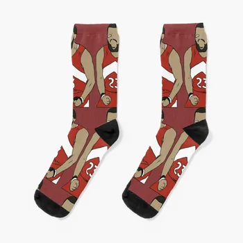 Праздничные носки Fred VanVleet, забавные носки для женщин, женские теплые носки