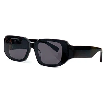 Прямоугольные солнцезащитные очки Женский Ретро Роскошный дизайн Уличные Пляжные солнцезащитные очки для путешествий Футляр для очков