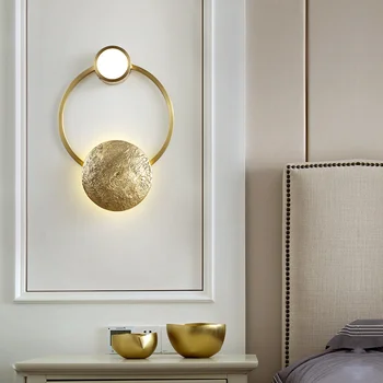 современный светодиодный светильник для спальни из дерева abajur espelho home deco dinging room lamp