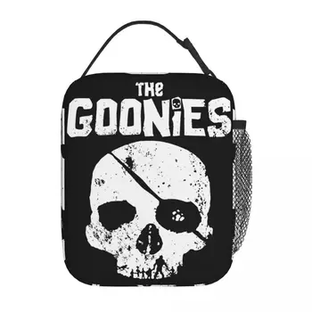 Логотип Goonies Skull Изолированная сумка для ланча, Коробка для хранения продуктов, Многофункциональный Кулер, Термальный Ланч-бокс, Офисный бокс для ланча