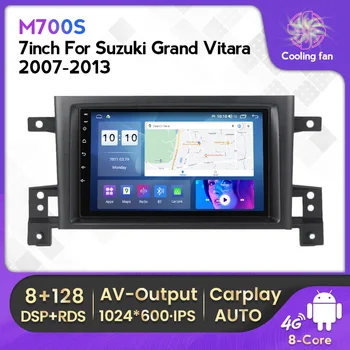 2 DIN 8 + 128G 4G LTE Android 11 DSP Автомобильный Стерео Мультимедийный GPS-Плеер для Suzuki Grand Vitara 3 2005-2015 Автомагнитола