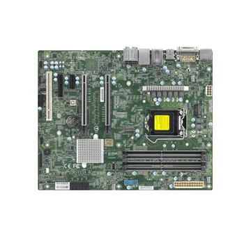X12SAE Для Одноканальной Материнской платы рабочей станции Supermicro 10-го Поколения Core i9 i7 i5 i3 DDR4 SATA3 LGA-1200