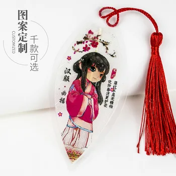 Китайский стиль, мультяшный костюм Hanfu, закладка вены, креативный подарок для церемонии для взрослых
