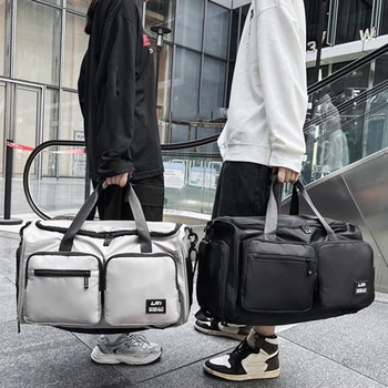 Рюкзак для отдыха с отделением для обуви и влажным карманом, сумка для путешествий на короткие расстояния для плавания по выходным / тренировок / йоги