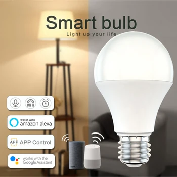 9/15 Вт Смарт-WiFi Светодиодная Лампа E27 E26 B22 RGB LED Light Cozylife Приложение Затемняемые Лампочки Работает С Alexa Google Home Голосовое Управление
