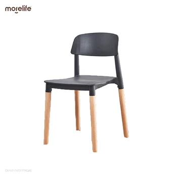 Пластиковые обеденные стулья для патио Современное удобное эргономичное кресло для отдыха Дизайн спальни Мобильные стулья для обеденного стола Sedie Da Pranzo