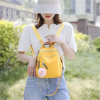 Маленький женский рюкзак Мини-рюкзак Корейская модная сумка для книг Высококачественный Дорожный Оксфордский рюкзак для девочки-подростка Mochila Feminina