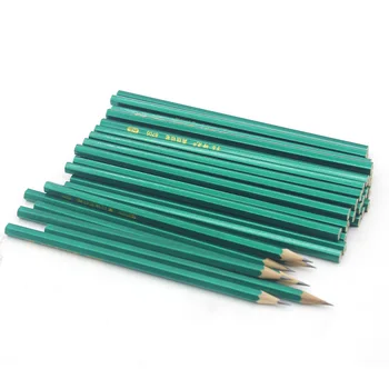 Карандаш 2b/hb с зеленой шестигранной ручкой для сдачи экзамена по письму и рисованию Используйте деревянный держатель для ручки для ровного письма без разрывов