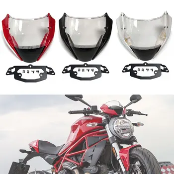 2023 Новинка Для Ducati Monster 821 1200 S 2018-22 Stnipe Дефлекторы Ветрового Стекла Передний Головной Капот Обтекатель Для Лобового Стекла Monster 797