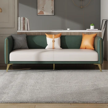 Кожаные офисные диваны Lazy для гостиной, односекционные диваны-кровати, современный дизайн, скандинавские диваны Modernos Para Sala, диваны