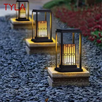 Уличный газонный светильник TYLA, китайское классическое светодиодное портативное освещение, водонепроницаемое IP65 для электричества, домашнего декора, виллы в отеле, сада.