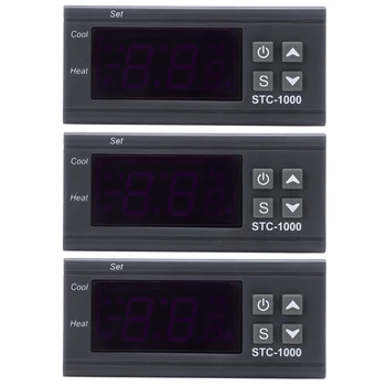 Цифровой регулятор температуры STC-1000 4X 220 В, терморегулятор + датчик-зонд
