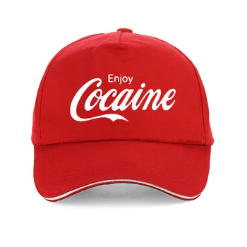 забавная мужская кепка Enjoy Cocaine, Модная женская новая летняя солнцезащитная шляпа, повседневные бейсболки унисекс для рыбалки и охоты на открытом воздухе